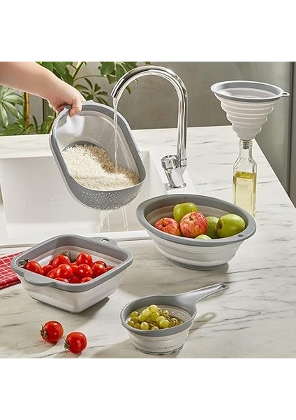 Akordiyon Kare Süzgeç 21 * 25 * 9,5 cm modelleri