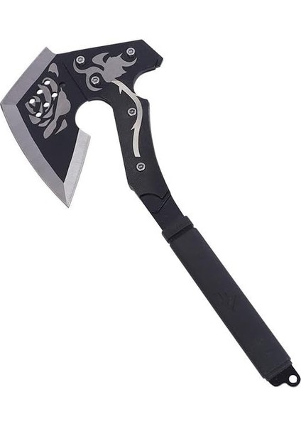 Işlemeli Tomahawk Kamp Balta Çelik Saplı Kılıflı modelleri