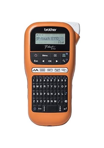 Brother P-Touch PT-E110 3.5-12MM Baskı Tze Serisi El Tipi Etiket Yazıcı