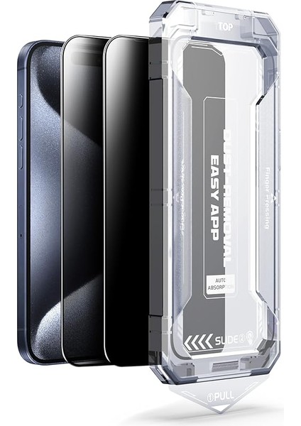 iPhone Xr/11 Uyumlu [2'li Paket] Privacy Hayalet Ekran Koruyucu Kolay Kurulum fiyatları