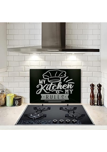 Ocak Arkası Koruyucu | My Kitchen My Rules (40CM x 60CM) fiyatları