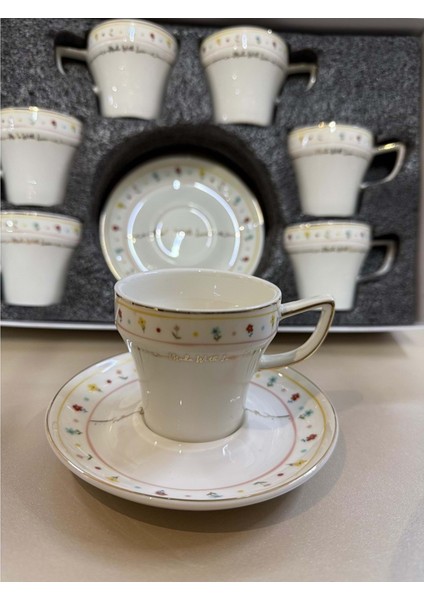 Made With Love Porselen 6 Lı Kahve Fincan Takımı 8176