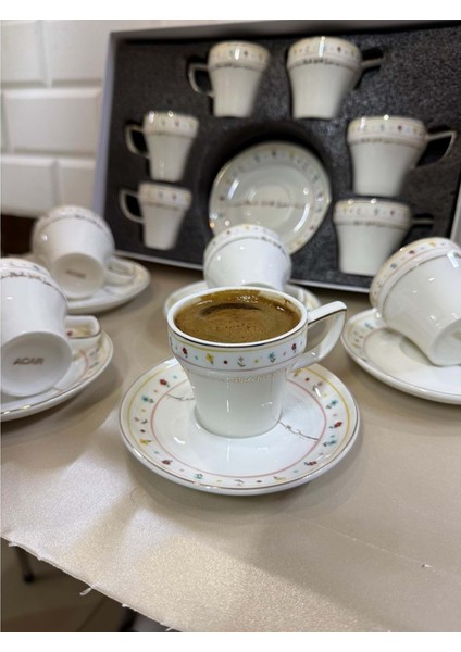 Made With Love Porselen 6 Lı Kahve Fincan Takımı 8176 indirimleri