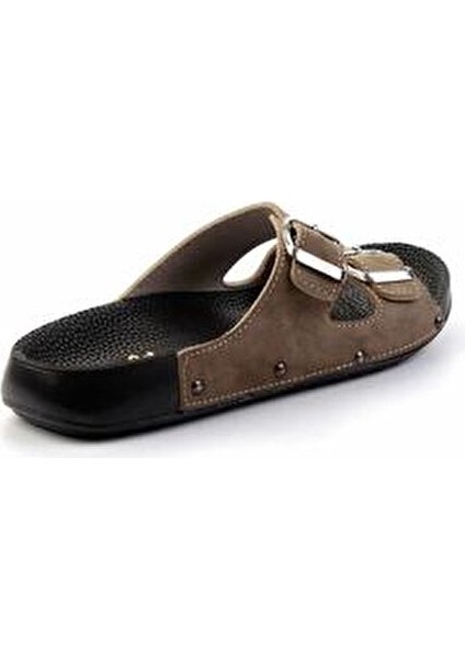 Kadın Terlik Suni Deri Bej Renk Düz Topuklu Hafif ve Rahat Kullanım fırsatları