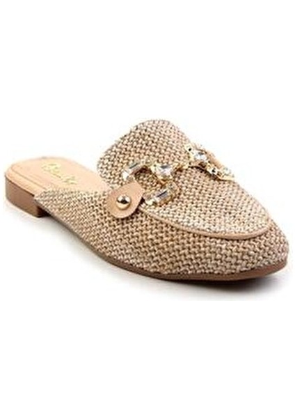 Kadın Terlik Düz Topuklu Tekstil Malzemeden Şık ve Rahat Kullanım İçin indirimleri