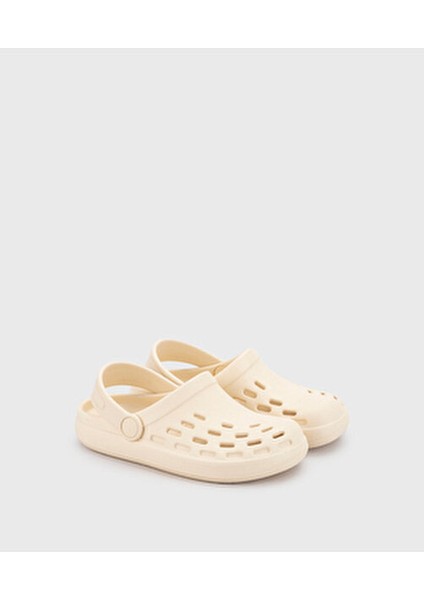 Sport Bej Çocuk Terlik