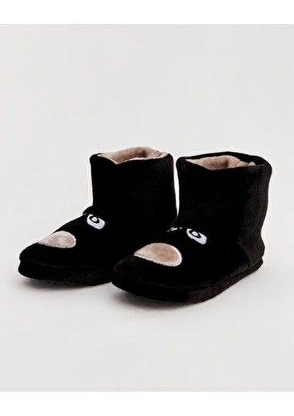 KEPÜ Kadın Panduf %100 Polyester Malzeme ile Orta Topuklu