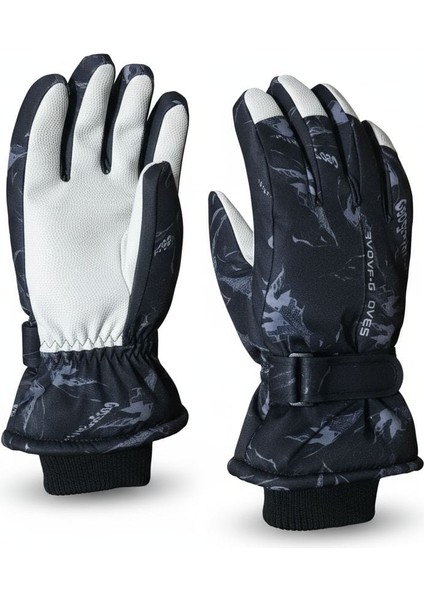 Kadın Şişme Kar Kayak Eldiveni