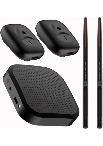 Sanal Hava Davul Seti Taşınabilir Elektronik Sanal Hava Davul Drumsticks Pedallar Profesyonel Akıllı Elektronik Davul Seti Yeni Başlayanlar Çocuklar Yetişkinler Için