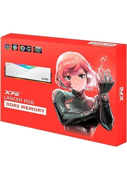 Lancer 32GB (2X16) 7200MHZ CL34 Ddr5 Udımm Ram AX5U7200C3416G-DCLARWH fiyatları