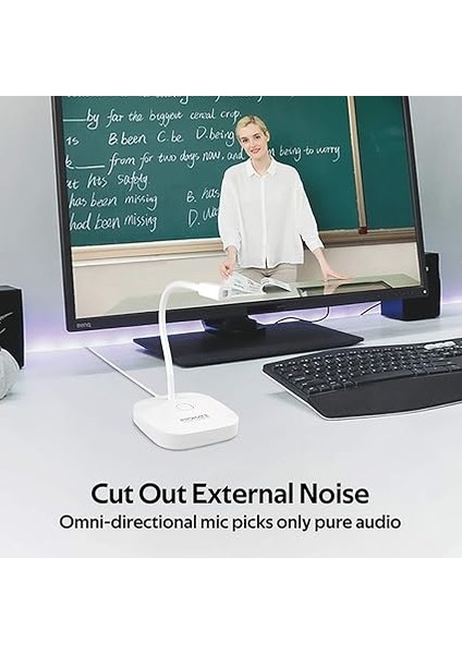 Pc Laptop Için Esnek, Hd Kayıt USB Giriş Dokunmatik LED Gösterge Oyun ve Kayıt Için (Beyaz) modelleri