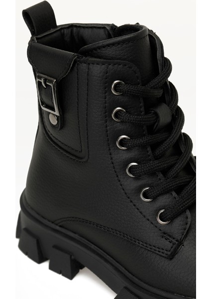 BAGES.P5PR Siyah Kız Çocuk Biker Bot