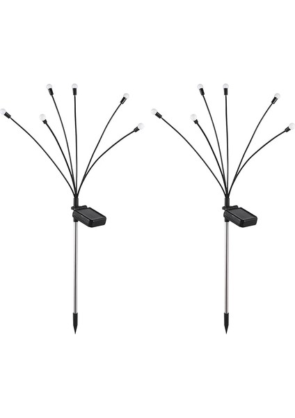 Güneş Enerjili Bahçe Çim Lambası Ateşböceği Işıkları Su Geçirmez Dış Mekan Yolu Işık Peyzaj Dekoratif Gece Işıkları