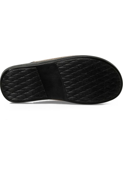 610046.M5PR Kahverengi Erkek Ev Terliği