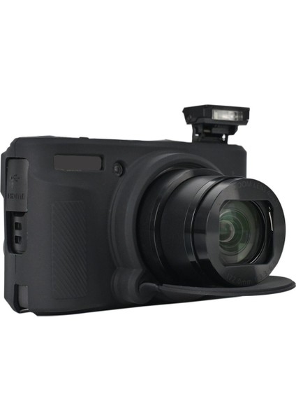 Canon Powershot SX740 Koruyucu Kılıfı (Esnek Silikon Fotoğraf Makinesi Kılıfı)