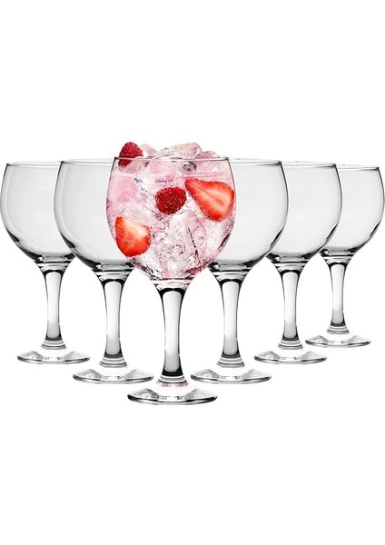 Misket 6'lı Büyük Şarap Kadehi, 645 cc