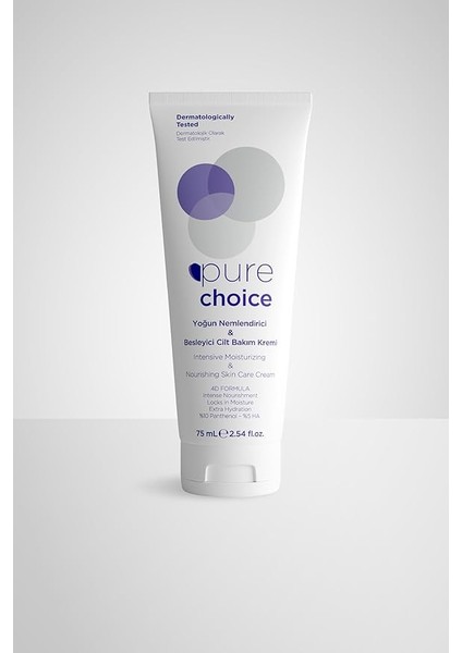 Choice Yoğun Nemlendirici ve Besleyici Cilt Bakım Kremi 75 Mililitre
