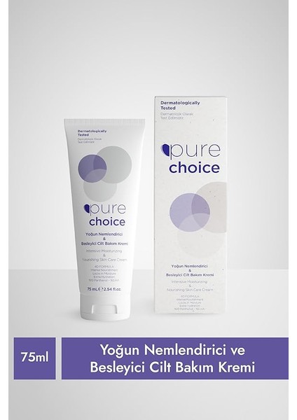Choice Yoğun Nemlendirici ve Besleyici Cilt Bakım Kremi 75 Mililitre fiyatları