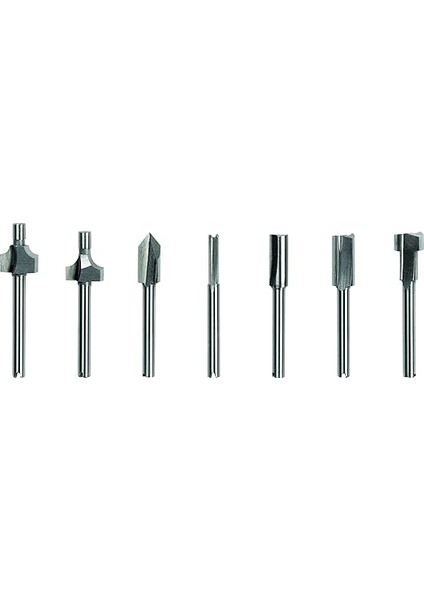 660 Freze Seti, 7 Parçalı Çok Amaçlı Freze Seti, Köşeler, Kenarlar, Düz Vb. Gibi Çeşitli Freze Işleri Için modelleri