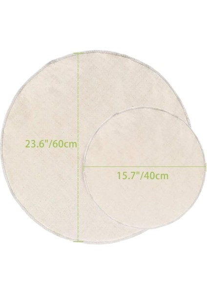 Çember Süzme Bezi, Yıkanabilir Keten Bez Natural Organik (2 Ebat) 40X40-60X60 modelleri