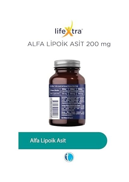 Lifextra Alfa Lipoik Asit 90 Kapsül modelleri