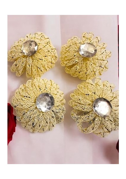 Seklinde Dekoratif Süsleme, 4 Adet (Bej) modelleri