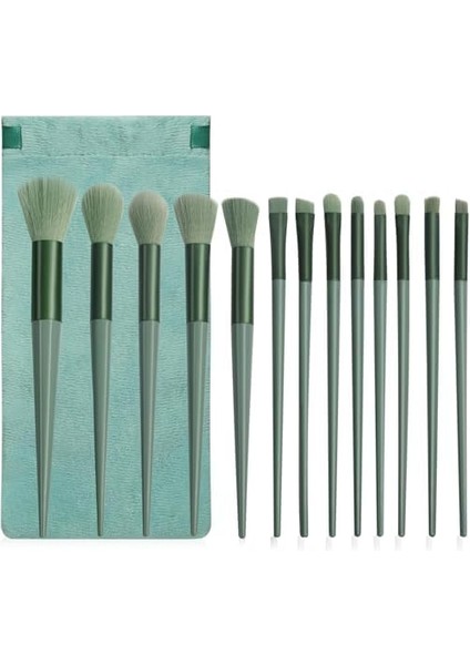 Orret Home 13 Parça Makyaj Fırça Seti, Fondöten, Pudra, Kapatıcı, Göz Farı, Allık, Vurgulayıcı, Kaş Fırçası Içeren Set, Yeni Başlayanlar ve Profesyonel Makyaj Sanatçıları Için, Bez Çantalı (Yeşil) fiyatları