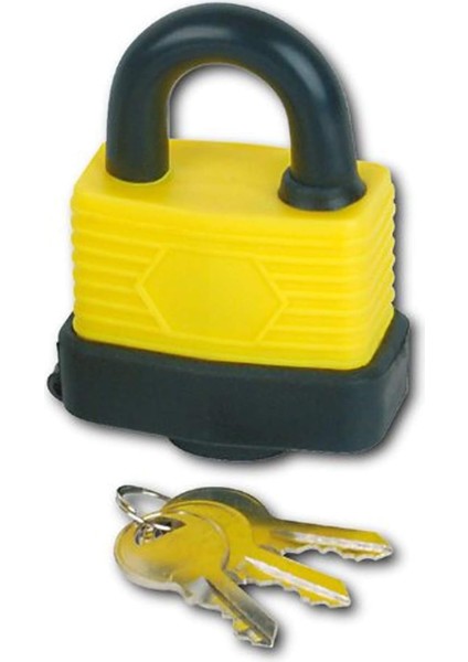 Werkzeug 41350, Su Geçirmez Asma Kilit, 50 Mm, Sarı