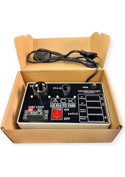 Ampul Test Cihazı E27-AC / E14-AC modelleri