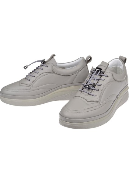 Hakiki Deri Dolgu Taban Comfort Kadın Ayakkabı BEE-121 Taş fırsatları