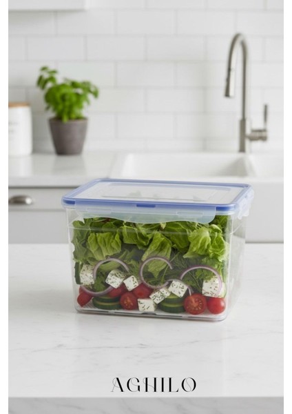 Sızdırmaz Mega Boy Saklama Kabı 9 Lt – Gıda, Mama ve Deterjan Kutusu