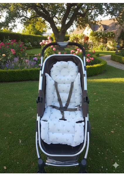 Çift Taraflı Ortopedik Bebek Arabası Minderi