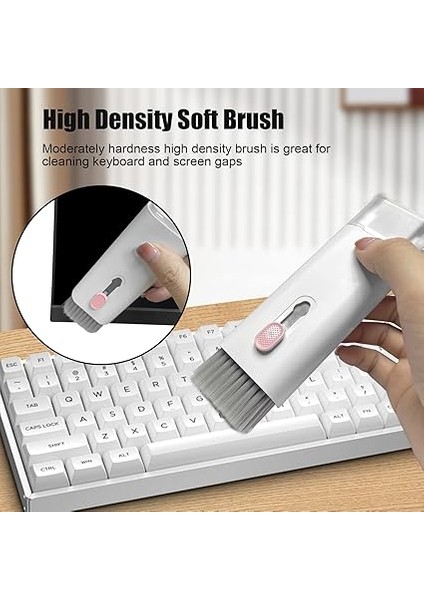 1 Arada Elektronik Temizleme Seti, Fırçalı Klavye Temizleme Seti, Airpods Pro Için 3'ü 1 Arada Temizleme Kalemi, Kulaklık, Klavye, Dizüstü Bilgisayar, Telefon, Bilgisayar Monitörü Için Çok fırsatları