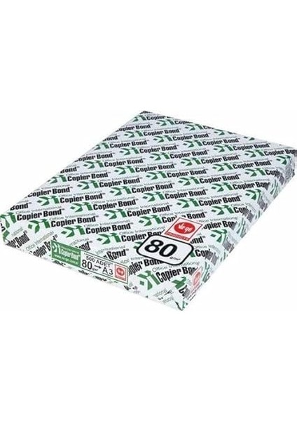 Bond A3 Fotokopi Kağıdı 5 Paket x 500 Sayfa Toplam 2500 Sayfa modelleri
