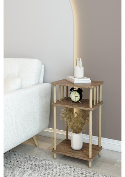 Çam Desenli Dresuar - Raflı- Ahşap- Salon Demonte 30X40X78 modelleri