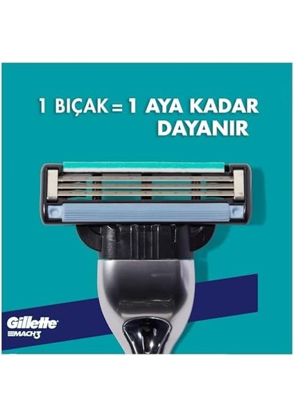 Gillette Mach3 Yedek Tıraş Bıçağı 18 Adet - Karton Paket modelleri