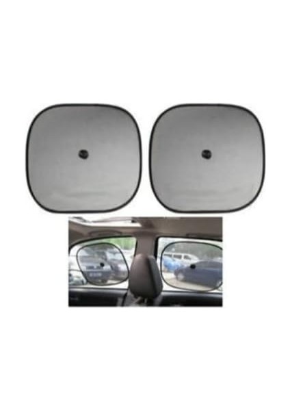 Concept Araba Oto Arka Yan Cam Vantuzlu Perde Güneşlik Gölgelik Araç Sağ ve Sol Arka Yan Cam Perde Güneşlik fırsatları