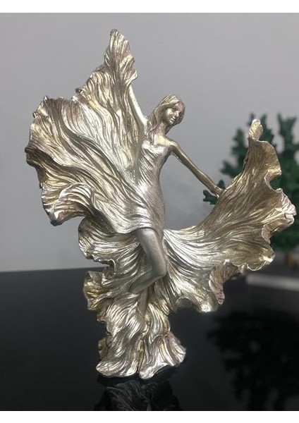 Kız Ispanyol Dansçı Kadın Dannsçı Kadın Biblo Eskitme Gümüş modelleri