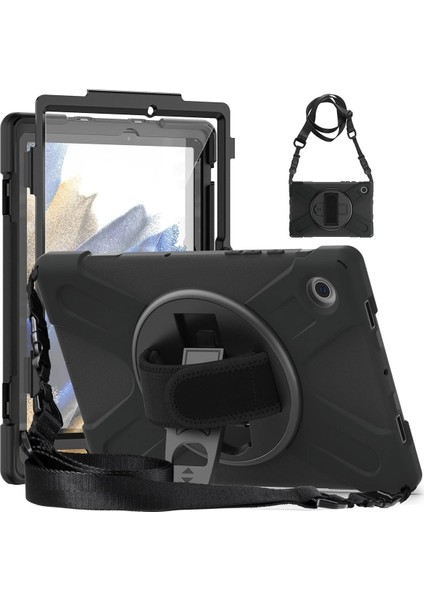 M10 Hd X306F Kılıf Amazing Tablet Kapak - SIYAH-(5796)