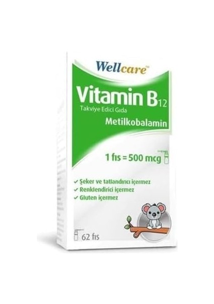 Wellcare Vit. B12 Sprey 500 Mcg 5 ml fiyatları