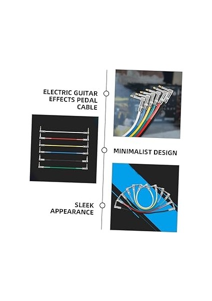 Gitar Efekt Yama Kablosu Pedal Bağlantı Kablosu ve Malzeme Kullanımı Kolay Kalitesi Yükseltici Anti-Gürültü Özelliği indirimleri