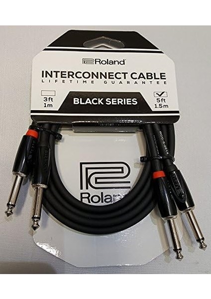 Black-Serisi Bağlantı Kablosu – 6,3 mm Jak, Uzunluk: 1,5 M – RCC-5-2814 fiyatları