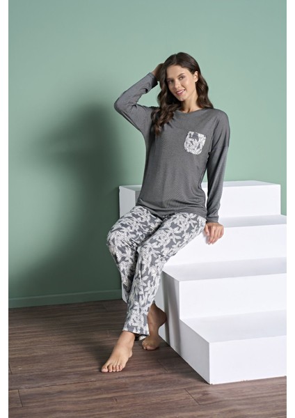 1974 Uzun Kollu Bayan Pijama Takım fiyatları