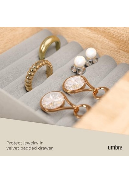 Twitter Tasarım Takı Kutusu Modern Takı Kutusu Secret Çatı Yüzükler, Bileklikler, Kolyeler, Küpeler ve Aksesuarlar Için, Ahşap/metal, Beyaz /, Büyük modelleri