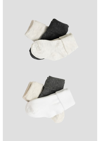 6 Çift Kutulu Erkek Newborn Yeni Doğan ve Bebek Çorabı 0-6 Ay fırsatları