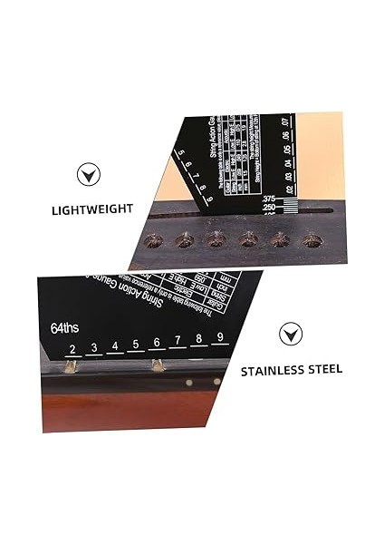 Elektrik Gitar Hareket Cetveli - Gitar Ölçüm Aracı - Yüksek Doğruluklu Gitar Yükseklik Ölçeri modelleri
