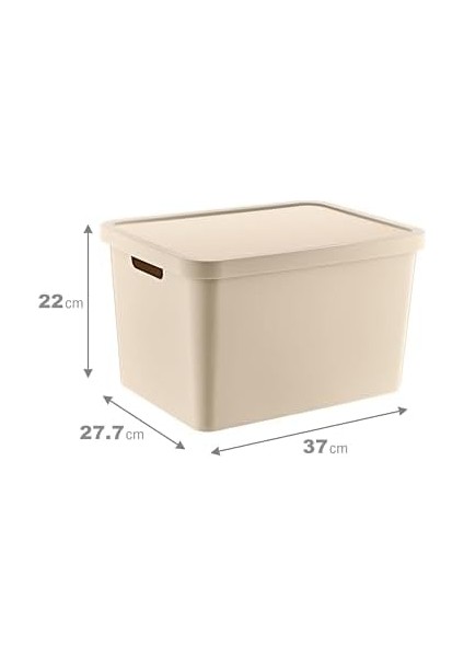 4'lü Set Stafi Çok Amaçlı Kapaklı Kutu 18 Lt -, Çok Amaçlı Kapaklı Kutu, Ev-Ofis-Depo Için, Kapaklı Saklama Kutusu fiyatları