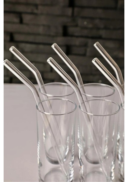 12'li Cam Pipet ve Pipet Temizleme Fırçası, Kalın Cam Pipet