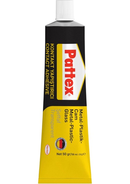 Kontakt Yapıştırıcı Metal-Plastik-Cam, Dekoratif Işler Için Cam Yapıştırıcı, Yapışkan Artığı Göstermeyen Plastik Yapıştırıcı, Güçlü Metal Yapıştırıcı, 1X50G/58ML modelleri