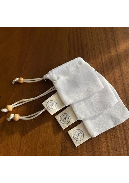 Ladies Yeniden Kullanılabilir Kumaş Çay Kesesi, 3 ADET,%100 Ağartılmamış Ham Pamuk fiyatları